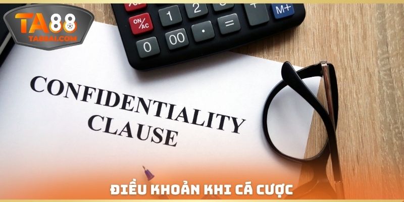 Điều khoản khi cá cược