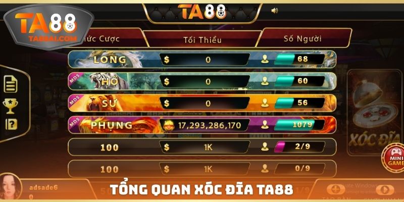 Tổng quan xóc đĩa TA88
